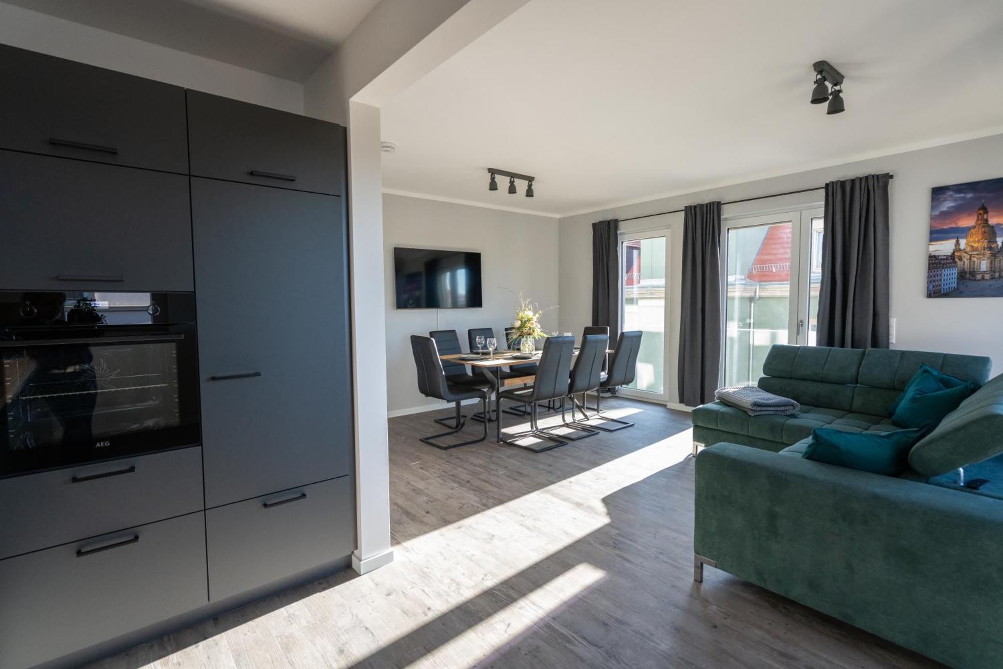 Supreme City Dream Mit Terrasse Und Parkplatz - 110M² Dresden Eksteriør billede