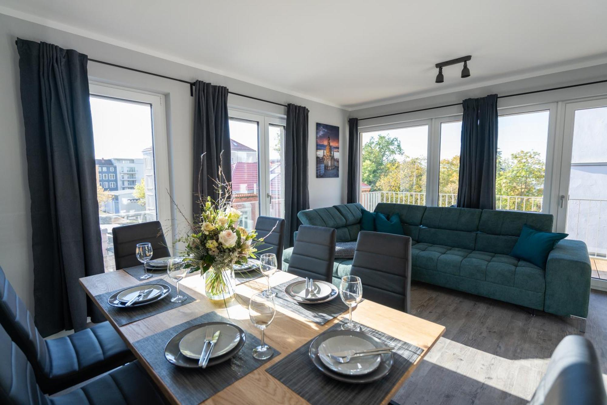 Supreme City Dream Mit Terrasse Und Parkplatz - 110M² Dresden Eksteriør billede